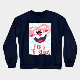 Santa Christmas - Happy Christmas and a happy new year! - Available in stickers, clothing, etc Crewneck Sweatshirt